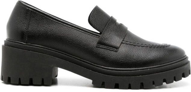 Blue Bird Shoes Couro Preto loafers Zwart