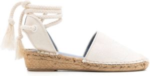 Blue Bird Shoes Espadrilles met hart detail Beige