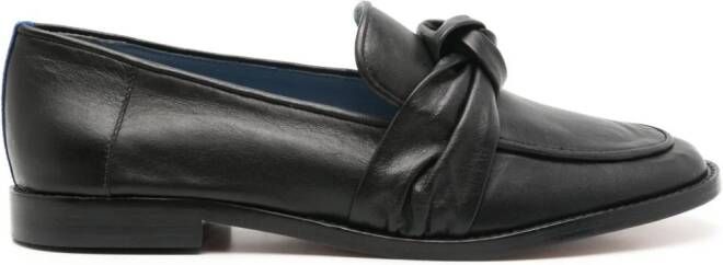 Blue Bird Shoes Leren loafers Zwart