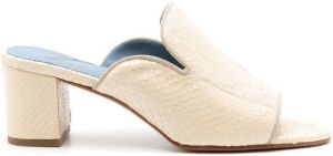 Blue Bird Shoes Leren muiltjes Beige