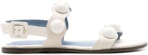 Blue Bird Shoes Leren sandalen Wit