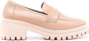 Blue Bird Shoes Loafers met chunky zool Beige