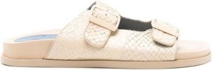 Blue Bird Shoes Sandalen met gesp Beige
