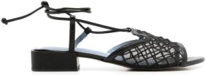 Blue Bird Shoes Sandalen met mesh Zwart