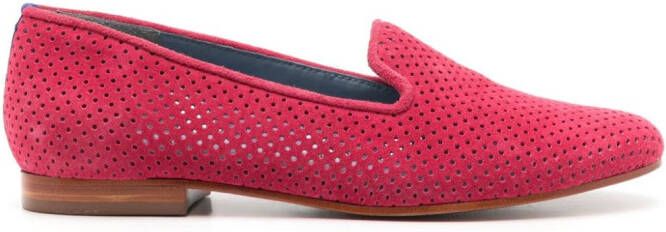 Blue Bird Shoes Saudade geperforeerde loafers Roze