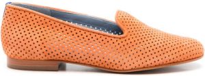Blue Bird Shoes Selenita geperforeerde loafers Oranje