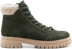 Blue Bird Shoes Tracker enkellaarzen met veters Groen