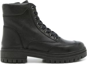 Blue Bird Shoes Veterlaarzen met vlakken Zwart