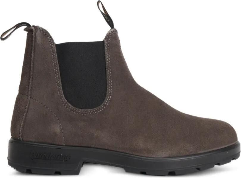 Blundstone 2413 suède Chelsea laarzen met elastisch vlak Grijs
