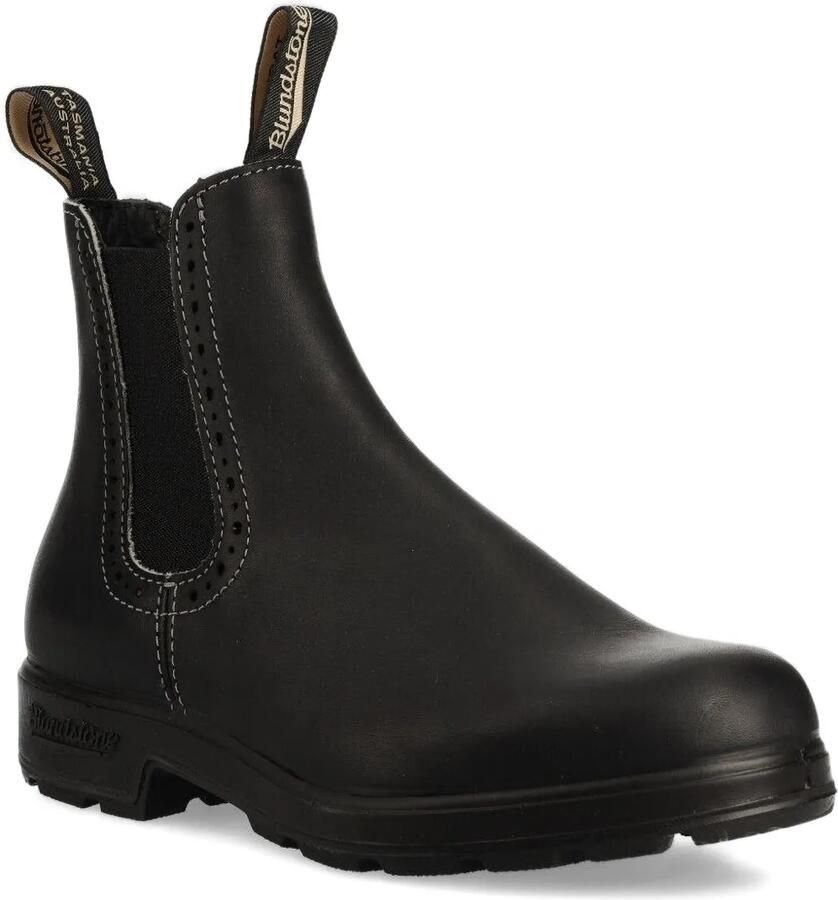 Blundstone Leren Chelsea laarzen met elastische zijkanten Zwart