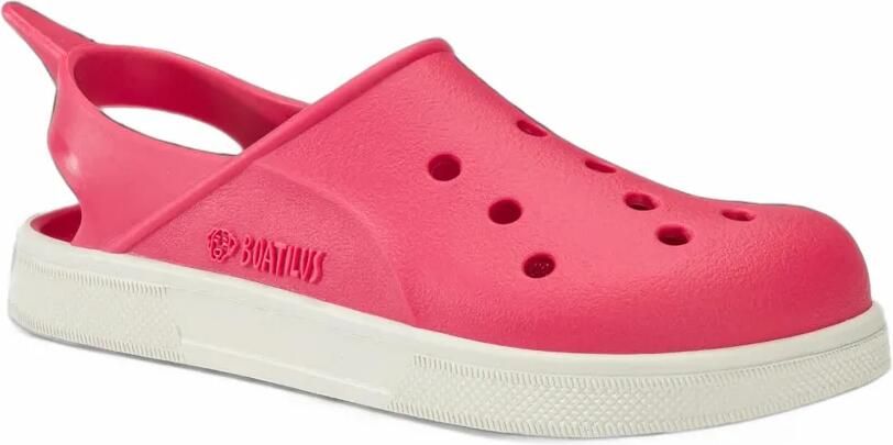 BOATILUS Cloggy perforated slingback sandals Roze