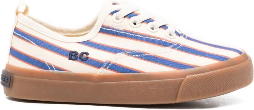 Bobo Choses Gestreepte sneakers Beige
