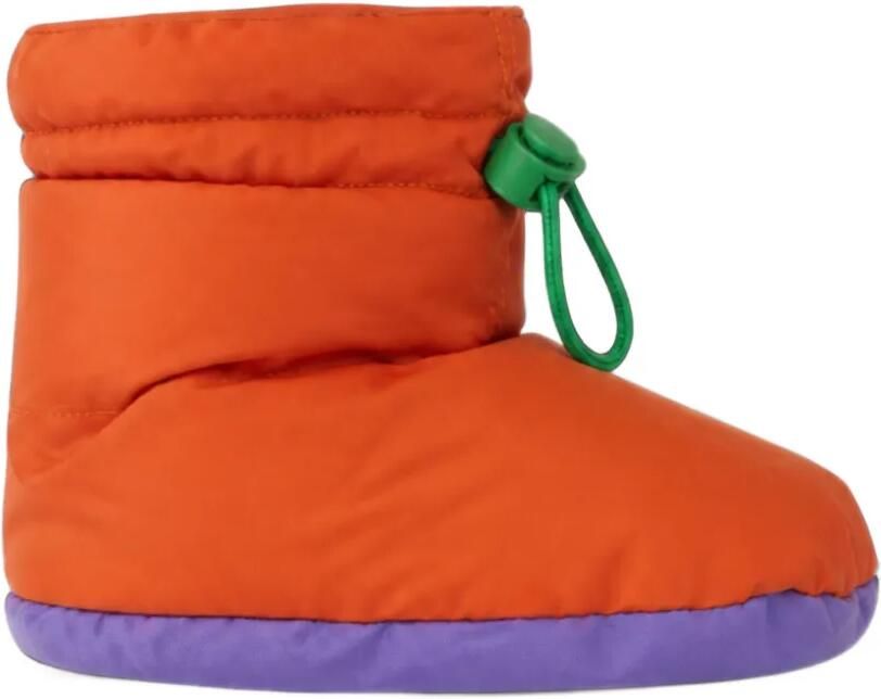 Bobo Choses Gewatteerde babyschoentjes met trekkoord Oranje