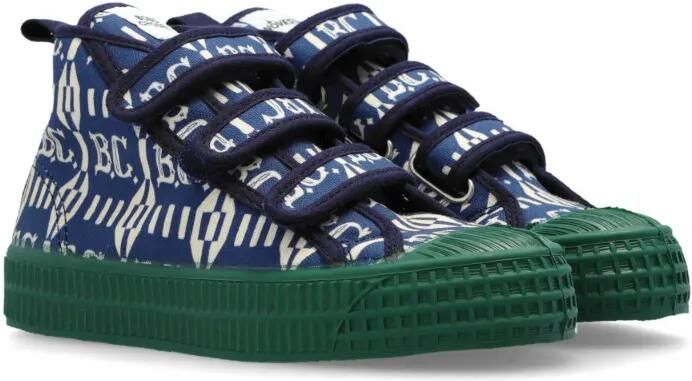 Bobo Choses Sneakers met klittenband en patroon Blauw