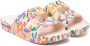 Bobo Choses Confetti Freedom slippers met abstracte print Roze - Thumbnail 1