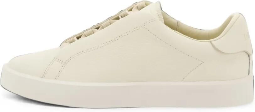 Boggi Milano Essence sneakers van bewerkt leer Beige