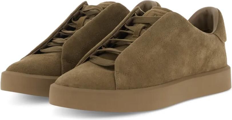 Boggi Milano Essence suède sneakers Beige