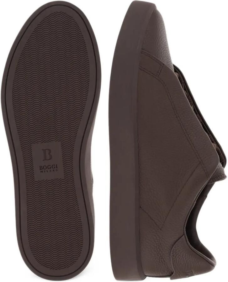 Boggi Milano Essence sneakers van bewerkt leer Bruin - Foto 2