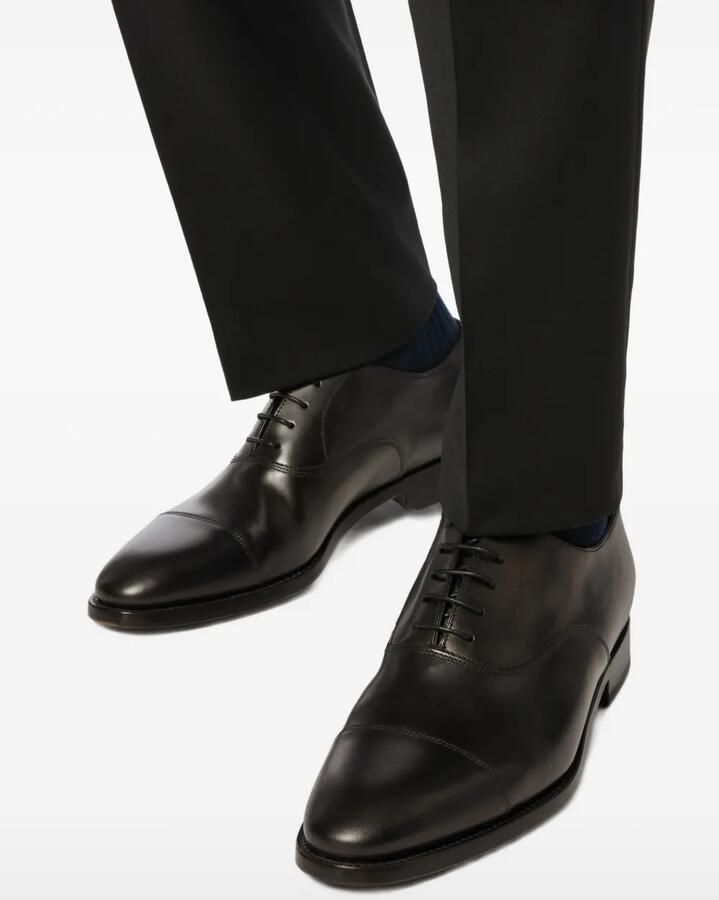 Boggi Milano Leren Oxford schoenen Zwart - Foto 4