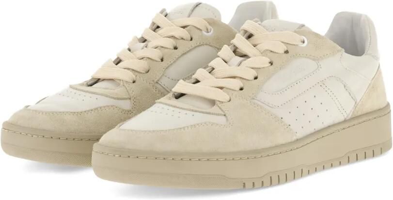 Boggi Milano Origin sneakers van leren blend Beige - Foto 4