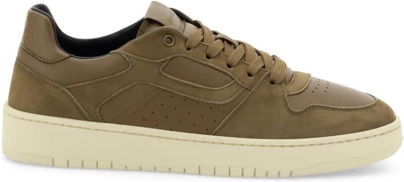 Boggi Milano Origin sneakers van leren blend Bruin