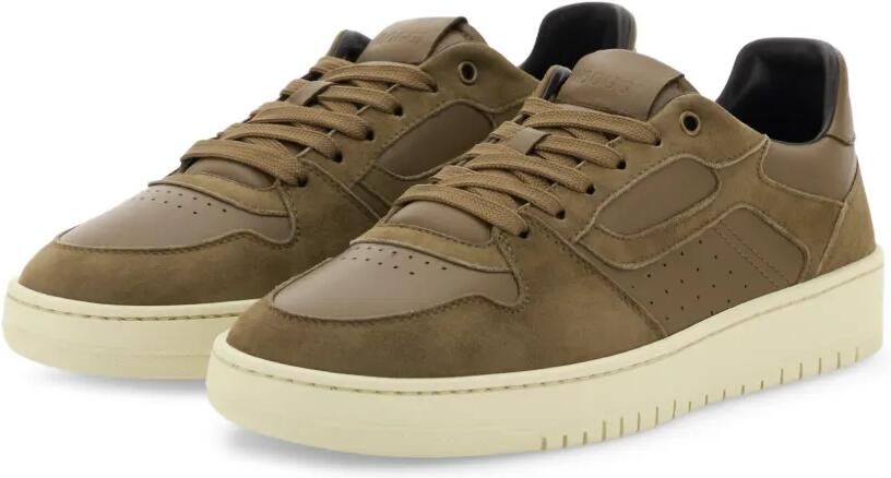 Boggi Milano Origin sneakers van leren blend Bruin - Foto 4