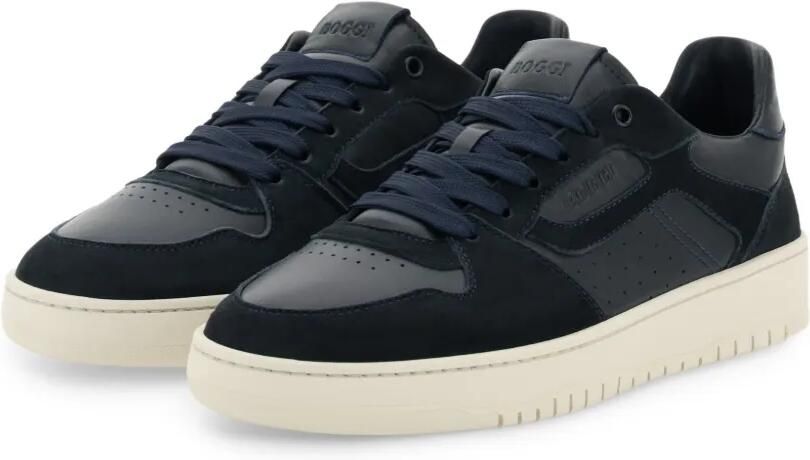 Boggi Milano Origin sneakers van leren blend Blauw - Foto 4