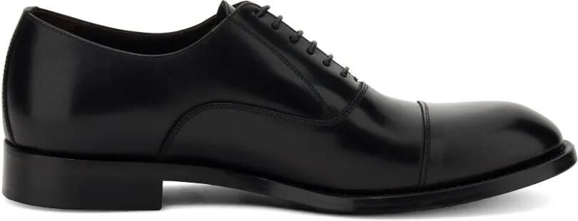 Boggi Milano Oxford schoenen van bewerkt leer Zwart