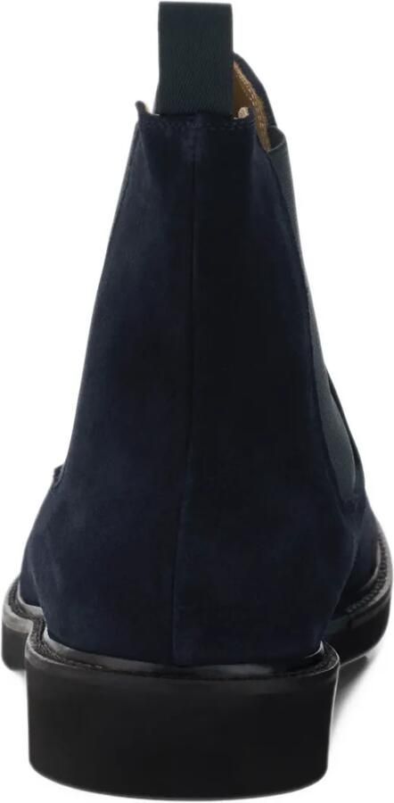 Boggi Milano Suède enkellaarzen Blauw - Foto 5