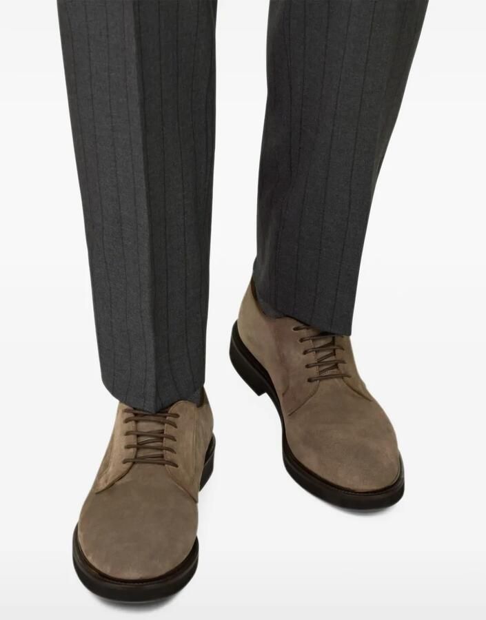 Boggi Milano suede derby shoes Bruin - Foto 3