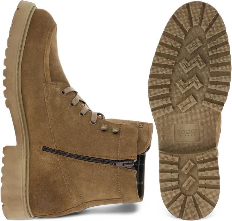 Boggi Milano suede leather boots Bruin - Foto 4