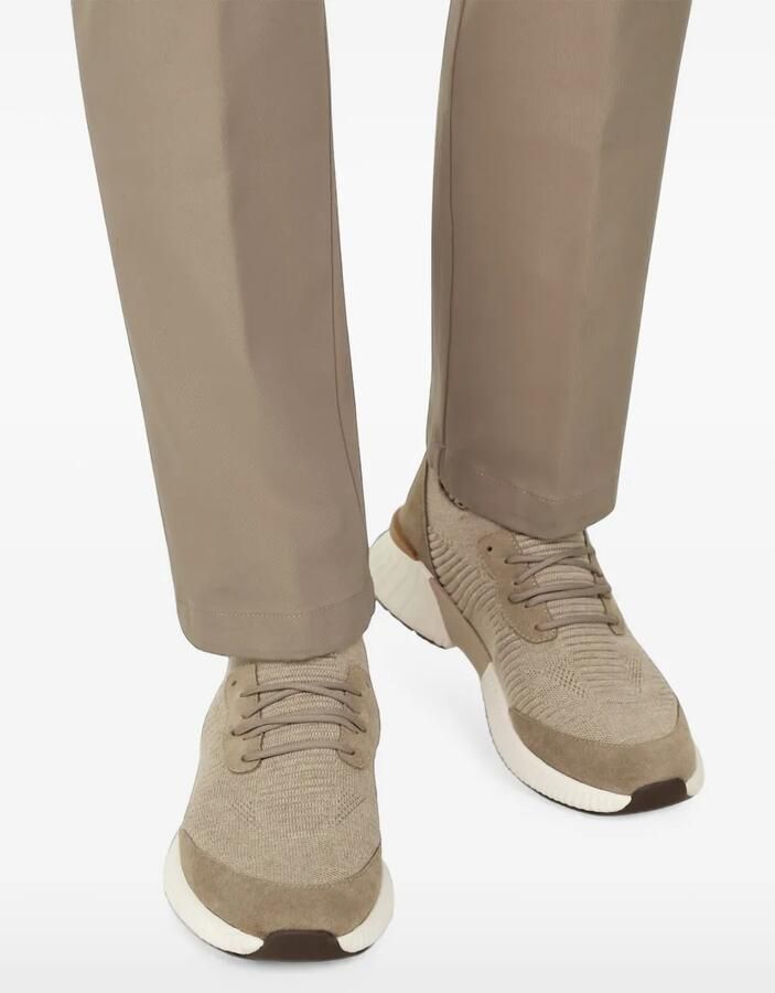 Boggi Milano Willow sneakers van wolblend Beige - Foto 3
