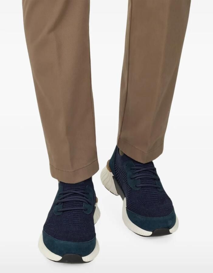 Boggi Milano Willow sneakers van wolblend Blauw - Foto 3