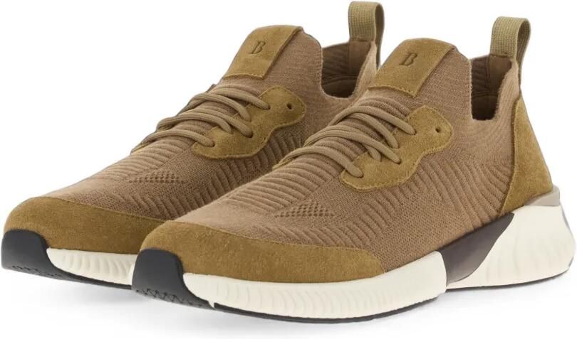 Boggi Milano Willow sneakers van wolblend Bruin - Foto 4
