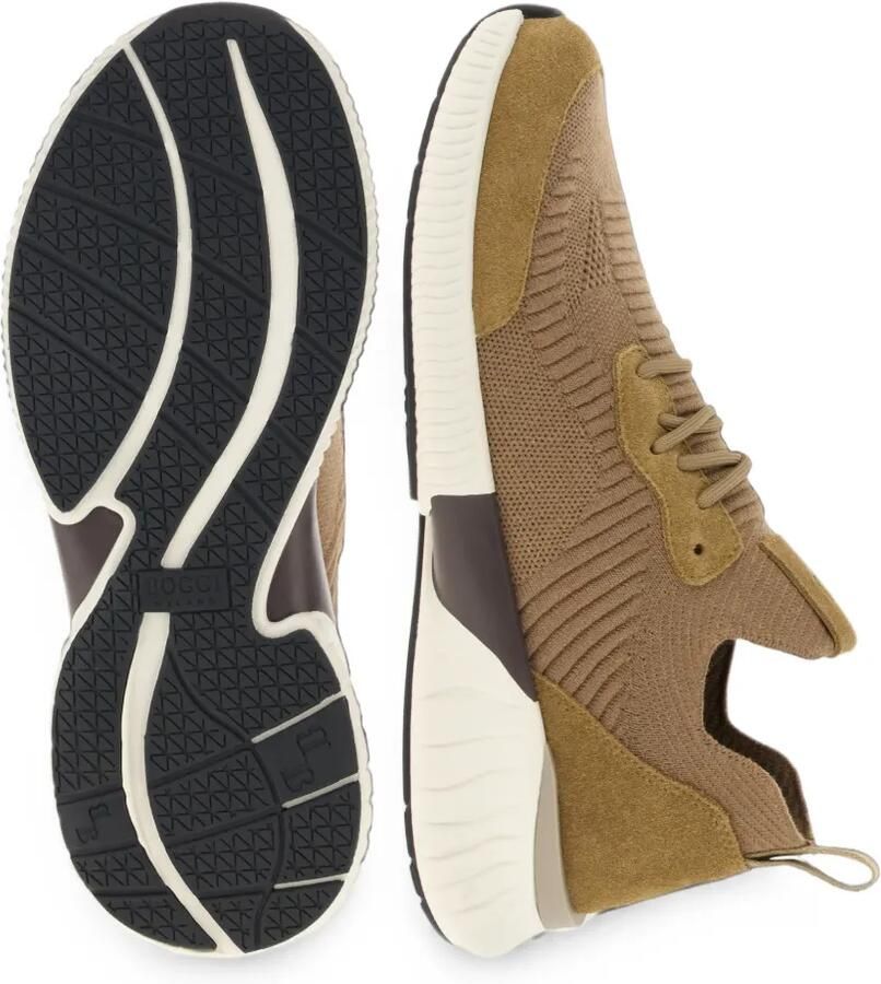 Boggi Milano Willow sneakers van wolblend Bruin - Foto 2