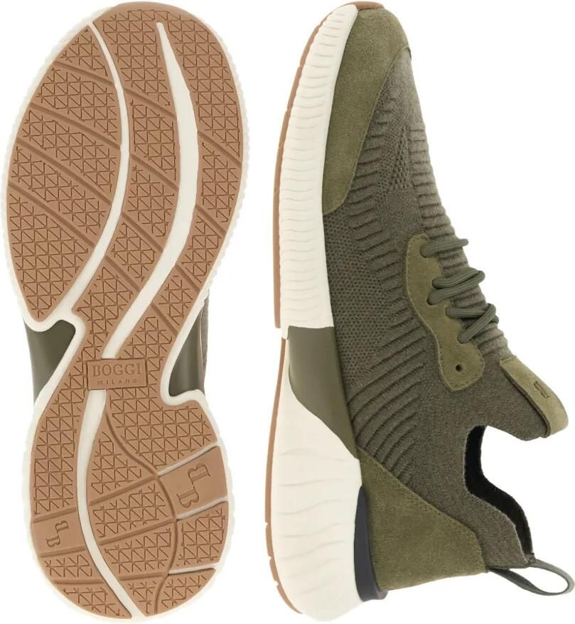 Boggi Milano Willow sneakers van wolblend Groen - Foto 2