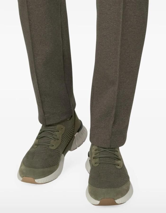 Boggi Milano Willow sneakers van wolblend Groen - Foto 3