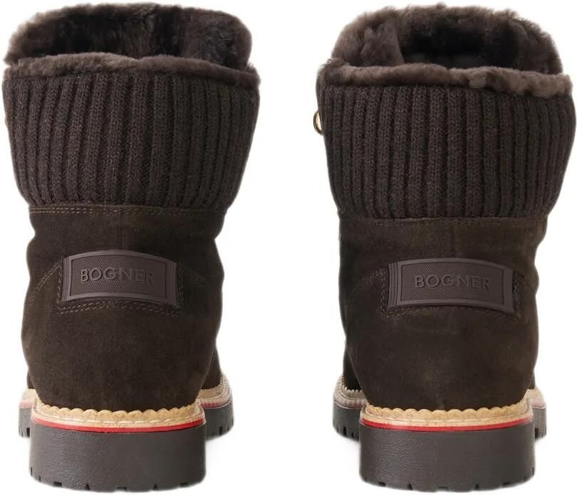 BOGNER Andermatt shearling-trim ankle boots Bruin - Foto 3