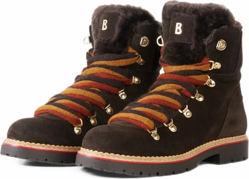 BOGNER Andermatt shearling-trim ankle boots Bruin - Foto 5