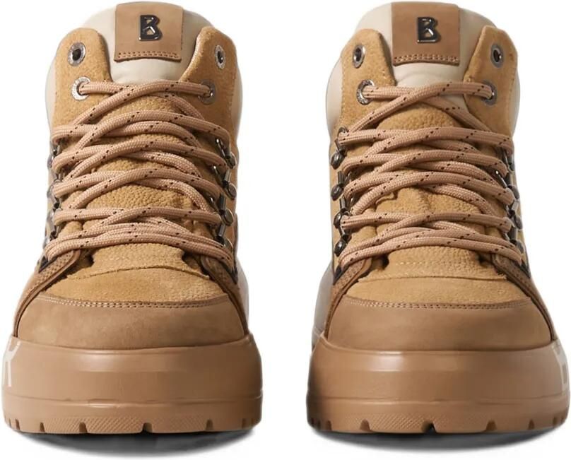 BOGNER Antwerp panelled high-top sneakers Bruin - Foto 3