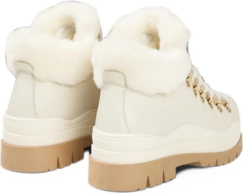 BOGNER Arosa shearling-trim leather boots Wit - Foto 4