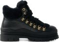 BOGNER Arosa shearling-trim leather boots Zwart - Zwart