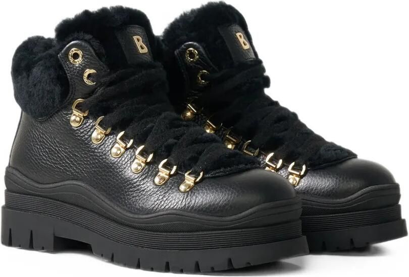 BOGNER Arosa shearling-trim leather boots Zwart - Foto 2