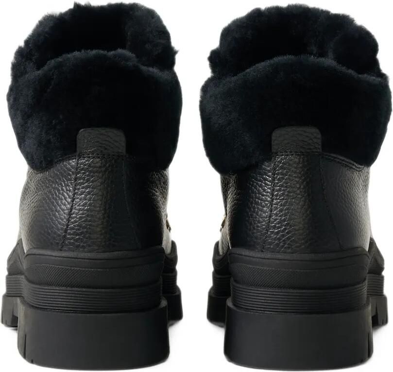 BOGNER Arosa shearling-trim leather boots Zwart - Foto 3