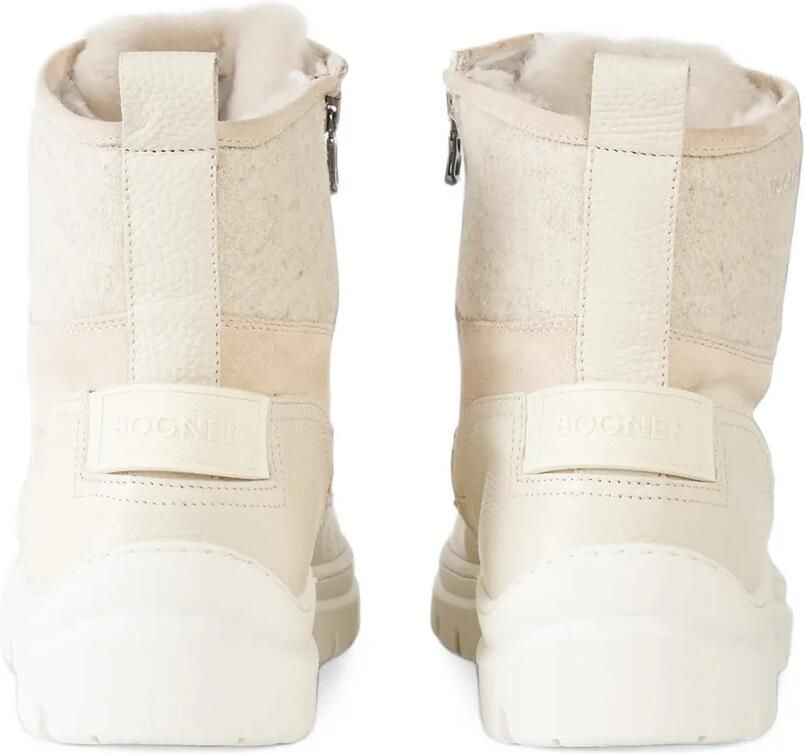 BOGNER Bansko shearling-lined hiking boots Beige - Foto 2
