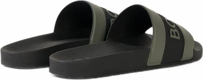 BOGNER Belize logo-embossed slides Groen - Foto 4