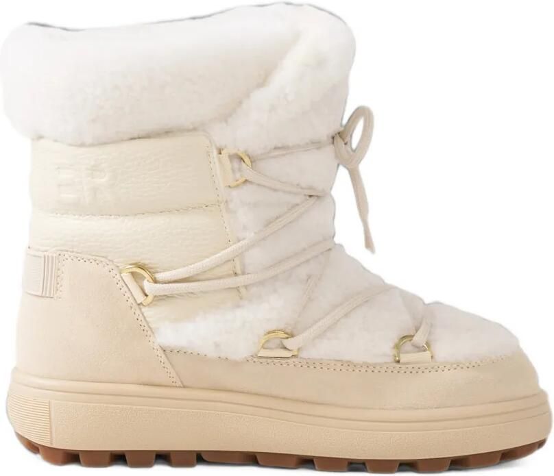 BOGNER Chamonix shearling-trim snow boots Wit