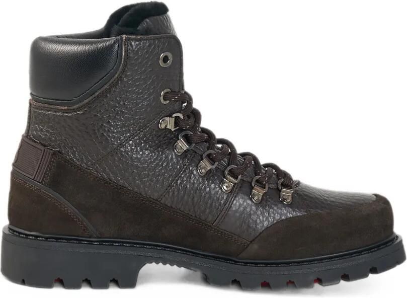 BOGNER Helsinki with spikes lace-up boots Bruin