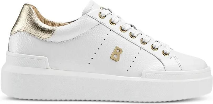 BOGNER Hollywood bewerkte sneakers met logoplakkaat Wit