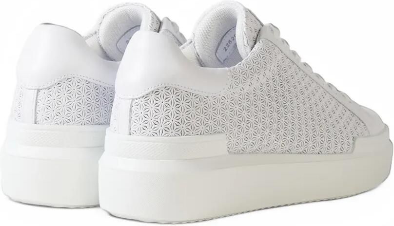 BOGNER Hollywood laser-cut leather low-top sneakers Wit - Foto 3